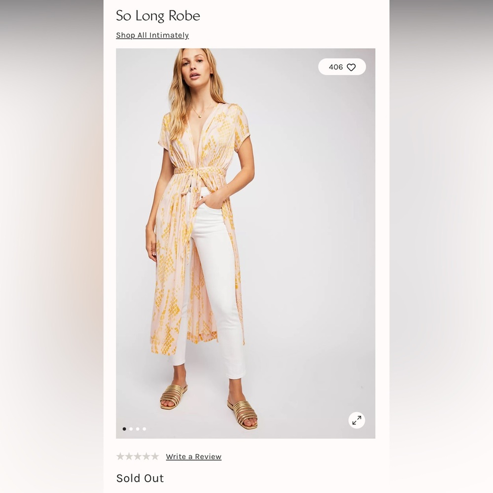 Free People So Long Robe - Picture 2 of 8